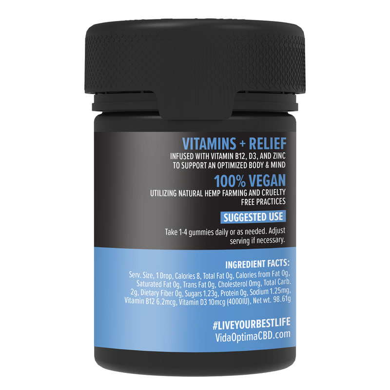 Vitality™ Full Spectrum CBD + Vitamin Gummies