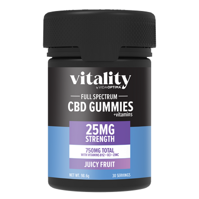 VO Inc Vitality™ Full Spectrum CBD + Vitamin Gummies Edibles