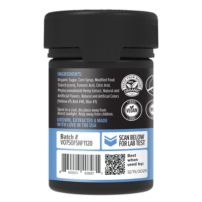 VO Inc Vitality™ Full Spectrum CBD + Vitamin Gummies Edibles