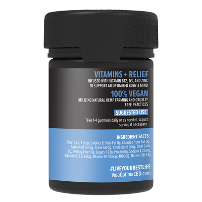 VO Inc Vitality™ Full Spectrum CBD + Vitamin Gummies Edibles