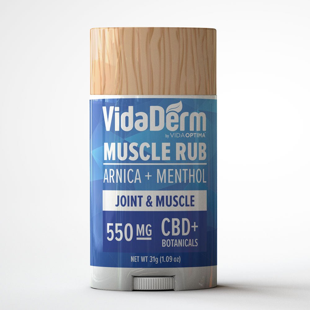 Vida Optima™ VidaDerm™ CBD Muscle Rub Skin Care